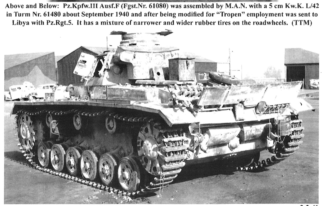 Pz.Kpfw. III Ausf.F 5cm (Fgst.Nr.61080) DAK Pz.Rgt.5 #525 {005}{a} UK (captured during the battles of late 1941 such as ‘Operation Crusader’ (18.11-17.12.1941)).jpg
